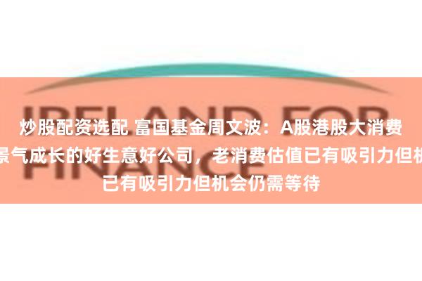 炒股配资选配 富国基金周文波：A股港股大消费反击，寻找景气成长的好生意好公司，老消费估值已有吸引力但机会仍需等待