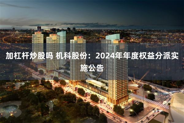 加杠杆炒股吗 机科股份：2024年年度权益分派实施公告